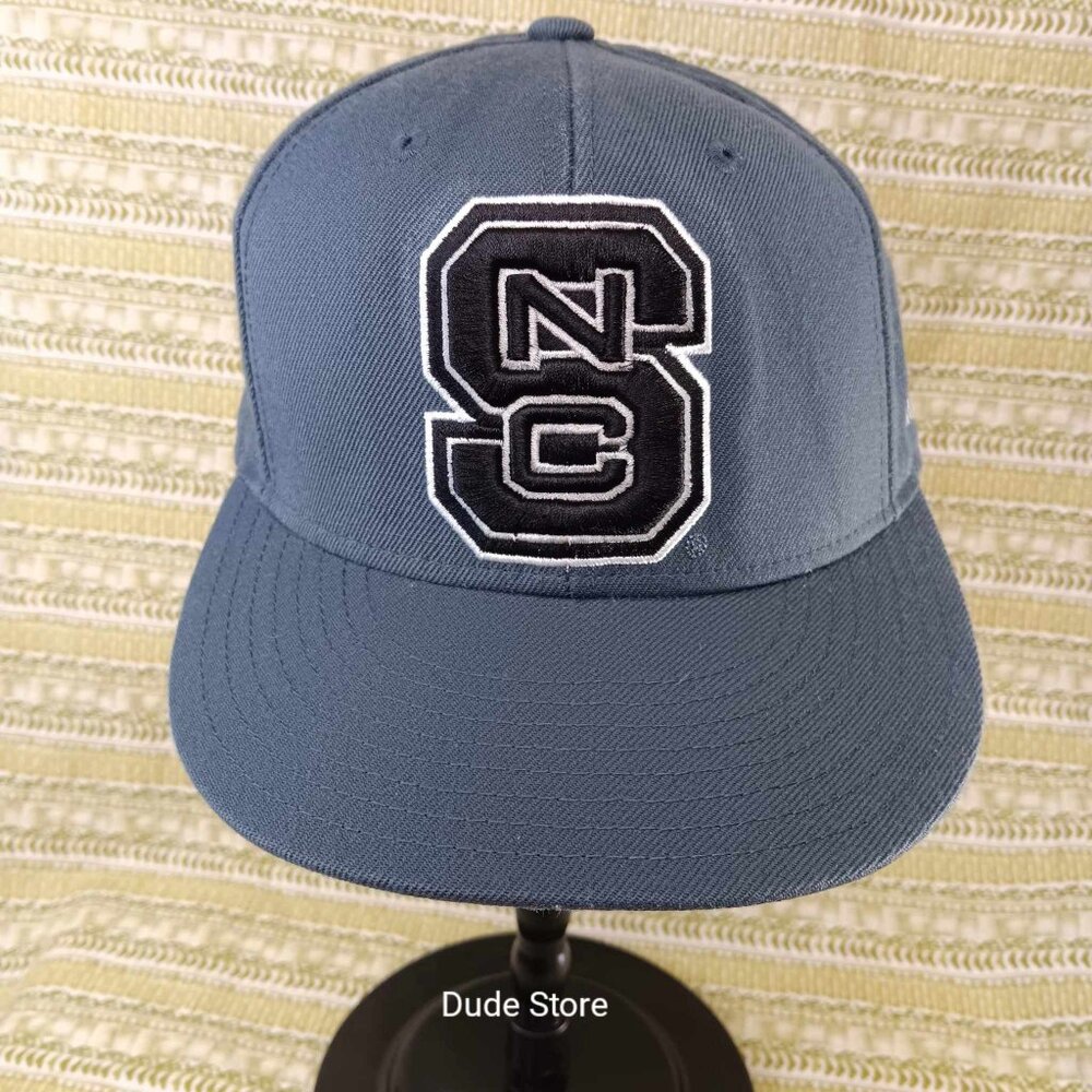 NC State Wolfpack - Dark Gray & Black Adidas Cap NCAA Adult Size 7 - Super Clean
